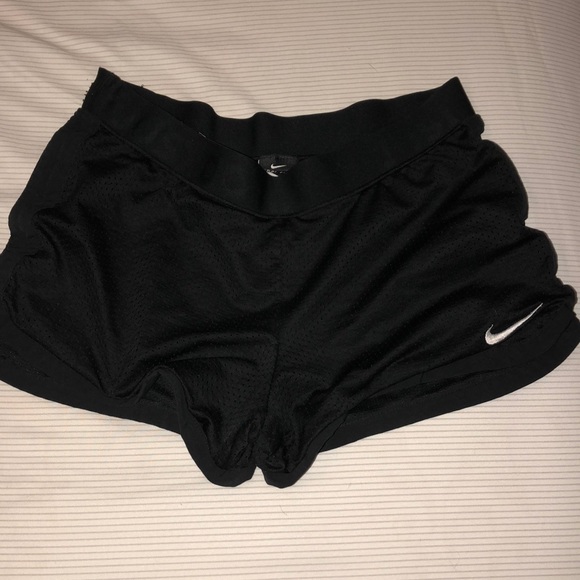 Nike Pants - NIKE BLACK JERSEY MATERIAL SHORTS SIZE S/M